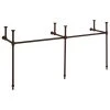Outlet 🎁 Signature Hardware Pennington 72 in. Brass Double Console Leg in Oil Rubbed Bronze 🎉 -Signature Hardware Shop Query 4928