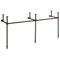 Outlet π Signature Hardware Pennington 72 in. Brass Double Console Leg in Oil Rubbed Bronze π