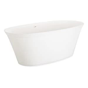 Hot Sale π Signature Hardware Doric 67 x 31 in. Freestanding Bathtub in White β€οΈ 3 Hot Sale π Signature Hardware Doric 67 x 31 in. Freestanding Bathtub in White β€οΈ
