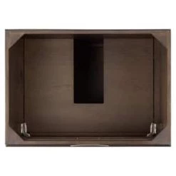 Flash Sale 🧨 Signature Hardware Livia 31 in. Floor Mount Vanity in Grey Wash 👏 -Signature Hardware Shop Query 4943