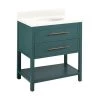 Brand new 😀 Signature Hardware Robertson 30 in. Floor Mount Vanity in Everglade Green 🧨 -Signature Hardware Shop Query 4957
