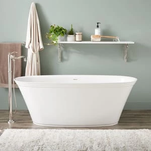 Hot Sale π Signature Hardware Doric 67 x 31 in. Freestanding Bathtub in White β€οΈ 8 Hot Sale π Signature Hardware Doric 67 x 31 in. Freestanding Bathtub in White β€οΈ - Image 6