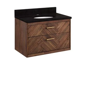 Promo β¨ Signature Hardware Frey 30 in. Wall Mount Vanity in Russet Brown π 3 Promo β¨ Signature Hardware Frey 30 in. Wall Mount Vanity in Russet Brown π