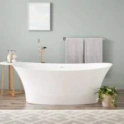 Best deal 😀 Signature Hardware Giosa 67 x 30 in. Freestanding Bathtub in White ❤️ -Signature Hardware Shop Query 505