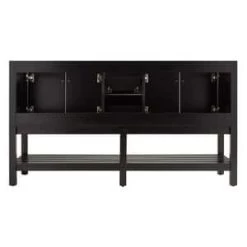 Cheapest ✔️ Signature Hardware Olsen 60 in. Floor Mount Vanity in Black ⌛ -Signature Hardware Shop Query 5056