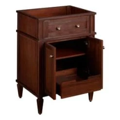 Best reviews of ⌛ Signature Hardware Elmdale 24-1/8 in. Floor Mount Vanity in Antique Brown 🎉 -Signature Hardware Shop Query 5069