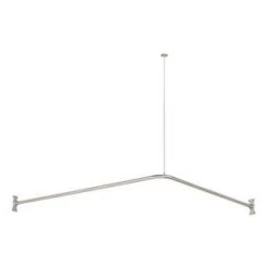 Outlet π Signature Hardware 60 in. L-shaped Shower Rod in Brushed Nickel π 11 Outlet π Signature Hardware 60 in. L-shaped Shower Rod in Brushed Nickel π -Signature Hardware Shop Query 5082