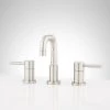 Best Pirce 😉 Signature Hardware Edenton Two Handle Widespread Bathroom Sink Faucet with Pop-Up Drain Assembly in Brushed Nickel 🌟