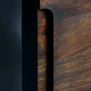 Buy ⭐ Signature Hardware Bivins 24-1/4 in. Floor Mount Vanity in Walnut, Black with Riverside Grey ⌛ 6 Buy ⭐ Signature Hardware Bivins 24-1/4 in. Floor Mount Vanity in Walnut, Black with Riverside Grey ⌛ - Image 4