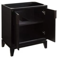 Best Sale π Signature Hardware Talyn 30 in. Floor Mount Vanity in Black π