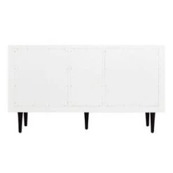 Best reviews of 💯 Signature Hardware Bivins 60-1/8 in. Floor Mount Vanity in Black with White 🎉 -Signature Hardware Shop Query 5159