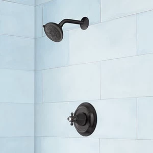 Brand new π₯ Signature Hardware Boca Raton Single Handle Shower Faucet in Matte Black Trim Only βοΈ 3 Brand new π₯ Signature Hardware Boca Raton Single Handle Shower Faucet in Matte Black Trim Only βοΈ