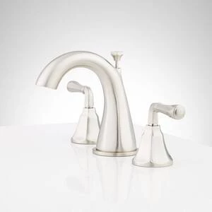 Cheapest π Signature Hardware Key West Two Handle Widespread Bathroom Sink Faucet with Pop-Up Drain Assembly 𧨠4 Cheapest π Signature Hardware Key West Two Handle Widespread Bathroom Sink Faucet with Pop-Up Drain Assembly 𧨠- Image 2