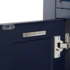 Deals ⌛ Signature Hardware Keller 48 in. Floor Mount Vanity in Vintage Navy Blue 🥰 -Signature Hardware Shop Query 5197