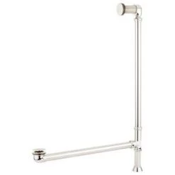 Coupon ✔️ Signature Hardware Silhouette 49 x 34-1/2 in. Freestanding Bathtub with End Drain in Stainless Steel 😀 -Signature Hardware Shop Query 5206
