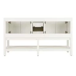 Best deal 🥰 Signature Hardware Olsen 60 in. Floor Mount Vanity in White ❤️ -Signature Hardware Shop Query 5273