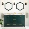 Outlet 🎉 Signature Hardware Radke 60 in. Floor Mount Vanity in Hunter Green ⭐ -Signature Hardware Shop Query 5275