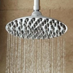 Discount 🧨 Signature Hardware Bostonian Single Function Rainfall Showerhead in Polished Chrome 👏