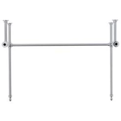 Promo 🤩 Signature Hardware Complete Console Leg in Polished Chrome 😉 -Signature Hardware Shop Query 5374