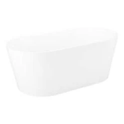 Cheapest ✔️ Signature Hardware Eden 67 x 32 in. Soaker Freestanding Bathtub with Center Drain in White ⌛ -Signature Hardware Shop Query 538