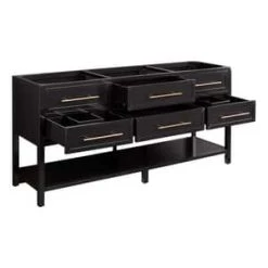 Top 10 😉 Signature Hardware Robertson 72 in. Floor Mount Vanity in Black 😀 -Signature Hardware Shop Query 5389