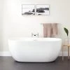 Discount β¨ Signature Hardware Boyce 69-7/8 x 29-1/2 in. Freestanding Bathtub Offset Drain in White with Chromes Trim π 2 Discount β¨ Signature Hardware Boyce 69-7/8 x 29-1/2 in. Freestanding Bathtub Offset Drain in White with Chromes Trim π -Signature Hardware Shop Query 5404