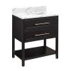 Best reviews of ✔️ Signature Hardware Robertson 30 in. Floor Mount Vanity in Black 🎁
