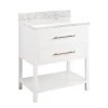 Best Pirce ❤️ Signature Hardware Robertson 30 in. Floor Mount Vanity in White 🎉