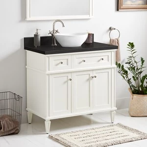 Buy π Signature Hardware Elmdale 36-1/8 in. Floor Mount Vanity in White π 3 Buy π Signature Hardware Elmdale 36-1/8 in. Floor Mount Vanity in White π