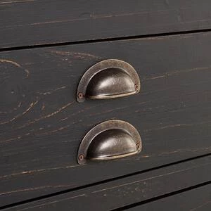 Discount π Signature Hardware Ansel 24 in. Floor Mount Vanity in Rustic Black π₯ 5 Discount π Signature Hardware Ansel 24 in. Floor Mount Vanity in Rustic Black π₯ - Image 3