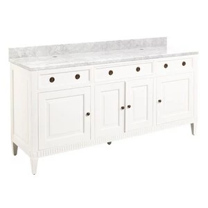 Best Pirce π Signature Hardware Hawkins 72 in. Floor Mount Vanity in White π 3 Best Pirce π Signature Hardware Hawkins 72 in. Floor Mount Vanity in White π