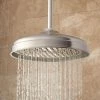 Coupon ⌛ Signature Hardware Lambert Single Function Rainfall Showerhead in Brushed Nickel 💯