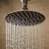 Coupon 🔔 Signature Hardware Bostonian Single Function Rainfall Showerhead in Oil Rubbed Bronze 👍 -Signature Hardware Shop Query 5604