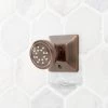 Budget ✔️ Signature Hardware Custom Showering 2 gpm Square Flange Body Spray in Oil Rubbed Bronze 👏 -Signature Hardware Shop Query 5605