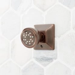 Budget ✔️ Signature Hardware Custom Showering 2 gpm Square Flange Body Spray in Oil Rubbed Bronze 👏