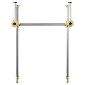 Promo π Signature Hardware Complete Console Leg in Polished Chrome with Polished Brass β€οΈ 6 Promo π Signature Hardware Complete Console Leg in Polished Chrome with Polished Brass β€οΈ - Image 4