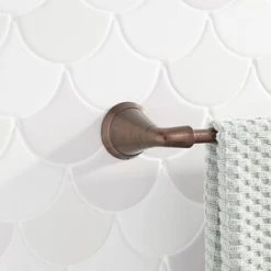 Coupon ✨ Signature Hardware Provincetown 24 in. Towel Bar in Oil Rubbed Bronze 🌟