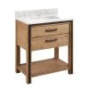 New 🥰 Signature Hardware Celebration 30 in. Floor Mount Vanity in Rustic Acacia 🎉 -Signature Hardware Shop Query 5687