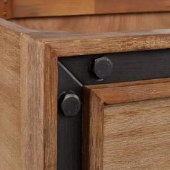 New 🥰 Signature Hardware Celebration 30 in. Floor Mount Vanity in Rustic Acacia 🎉 -Signature Hardware Shop Query 5692