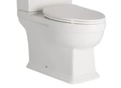 Outlet π Signature Hardware Key West Elongated ADA Toilet Bowl with Seat in White π