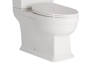Outlet ๐ Signature Hardware Key West Elongated ADA Toilet Bowl with Seat in White ๐ 3 Outlet ๐ Signature Hardware Key West Elongated ADA Toilet Bowl with Seat in White ๐