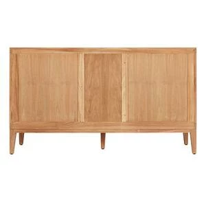 Outlet π Signature Hardware Aliso 60 in. Floor Mount Vanity in Natural Teak, Feathered White with White π 6 Outlet π Signature Hardware Aliso 60 in. Floor Mount Vanity in Natural Teak, Feathered White with White π - Image 4