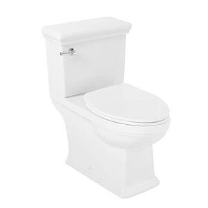 Outlet ๐ Signature Hardware Key West Elongated ADA Toilet Bowl with Seat in White ๐ 4 Outlet ๐ Signature Hardware Key West Elongated ADA Toilet Bowl with Seat in White ๐ - Image 2