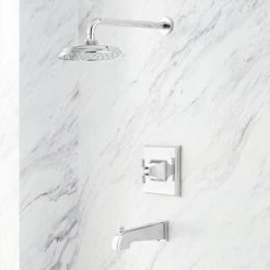 Top 10 🌟 Signature Hardware Pinecrest Single Handle Single Function Bathtub & Shower Faucet in Chrome (Trim Only) ✔️