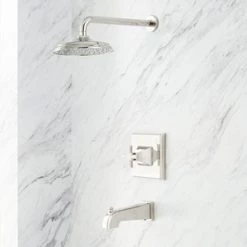 Top 10 🥰 Signature Hardware Pinecrest Single Handle Single Function Bathtub & Shower Faucet in Polished Nickel (Trim Only) ⌛