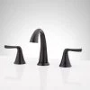 Promo 👏 Signature Hardware Provincetown Two Handle Widespread Bathroom Sink Faucet in Matte Black 👏 -Signature Hardware Shop Query 5794