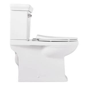 Outlet ๐ Signature Hardware Key West Elongated ADA Toilet Bowl with Seat in White ๐ 5 Outlet ๐ Signature Hardware Key West Elongated ADA Toilet Bowl with Seat in White ๐ - Image 3