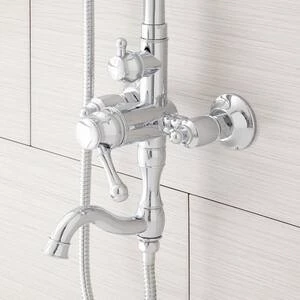 Wholesale βοΈ Signature Hardware Dolwick Single Handle Single Function Bathtub & Shower Faucet in Polished Chrome π 4 Wholesale βοΈ Signature Hardware Dolwick Single Handle Single Function Bathtub & Shower Faucet in Polished Chrome π - Image 2