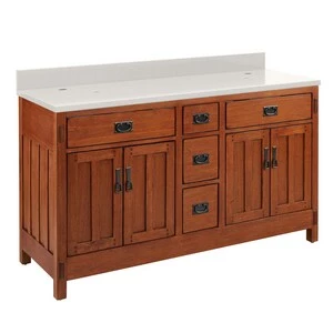 Top 10 β Signature Hardware American Craftsman 60 in. Floor Mount Vanity in Autumn Wheat π€© 3 Top 10 β Signature Hardware American Craftsman 60 in. Floor Mount Vanity in Autumn Wheat π€©