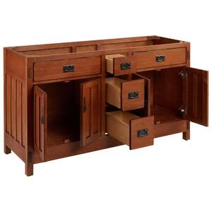 Top 10 β Signature Hardware American Craftsman 60 in. Floor Mount Vanity in Autumn Wheat π€© 5 Top 10 β Signature Hardware American Craftsman 60 in. Floor Mount Vanity in Autumn Wheat π€© - Image 3